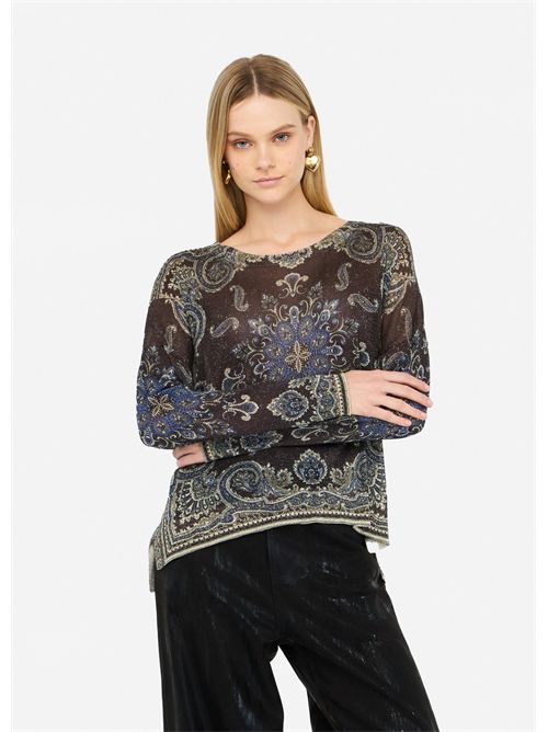 Maglia in lurex® LIU JO | MF5368MA71N/P9156